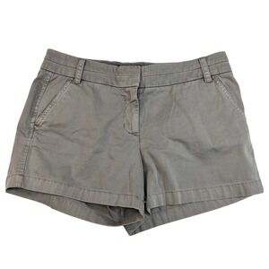 J.Crew Chino Shorts Womens Size 00 Gray Casual Everyday Walking